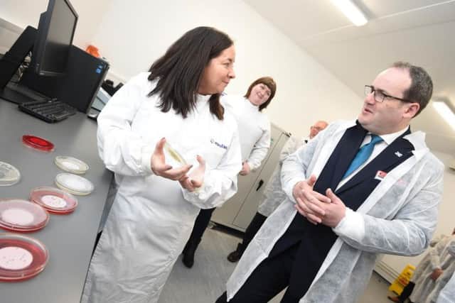 The new lab has been opened in Livingston. Picture: Greg Macvean