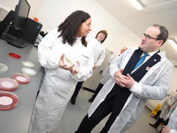 The new lab has been opened in Livingston. Picture: Greg Macvean