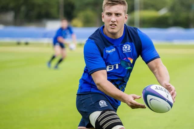 Matt Fagerson pictured at a Scotland training camp in St Andrews in August 2017. Picture: SNS Group