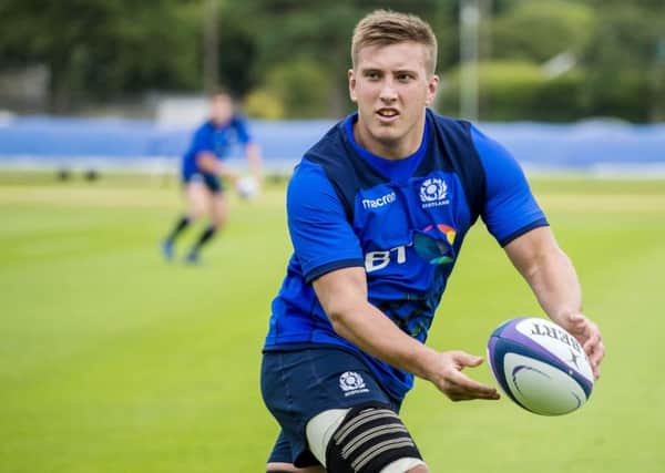 Matt Fagerson pictured at a Scotland training camp in St Andrews in August 2017. Picture: SNS Group