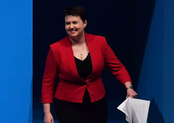 Ruth Davidson will be onto a political winner if she can develop Teddy Taylors manner of convincing people. Picture: AFP/Getty Images