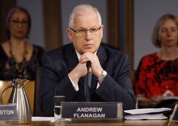 Andrew Flanagan resigned as chairman of the Scottish Police Authority following audit committee criticism. Picture: Andrew Cowan/Scottish Parliament