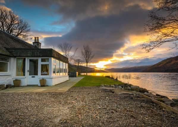 Picture: Taymouth Marina lochside Cottage, Kenmore . TSPL