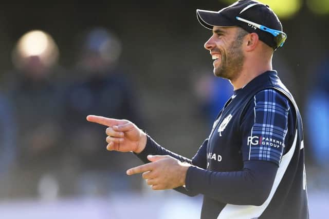 Kyle Coetzer said the Scots had notched up some good wins and now had more belief in themselves. Photograph: Ross Parker/SNS