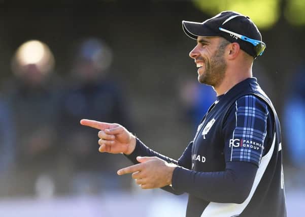 Kyle Coetzer said the Scots had notched up some good wins and now had more belief in themselves. Photograph: Ross Parker/SNS