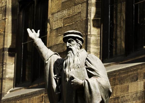 Scotlands John Knox joined Martin Luther, John Calvin, and Huldrich Zwingli  in a religious and political revolution which shaped European history for centuries and changed the face of Scotland