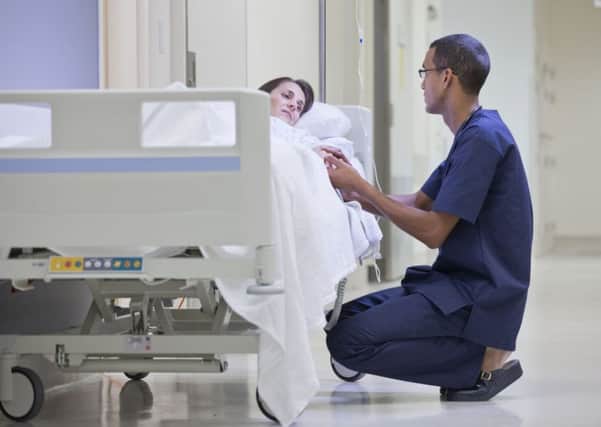 Only about one in ten registered nurses in the UK are male, according to the latest figures from the Nursing & Midwifery Council. Photograph: Rex