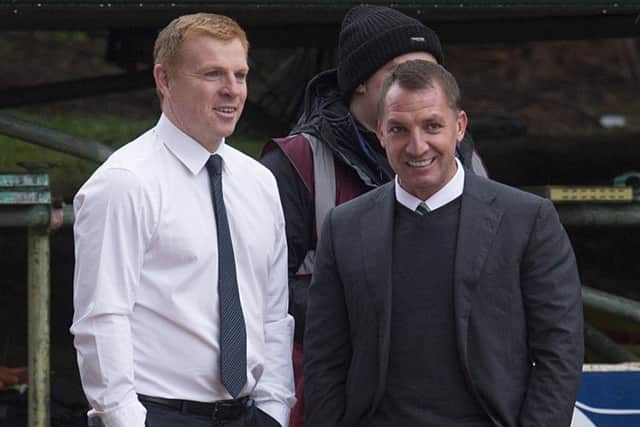 Brendan Rodgers has described Neil Lennon as a 'Premier League' manager. Picture: SNS Group
