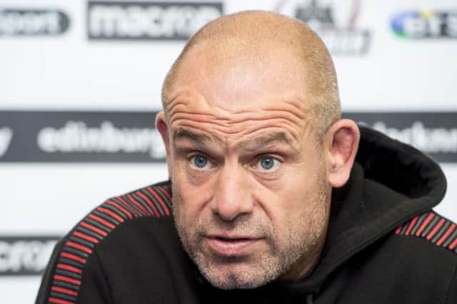 Head coach Richard Cockerill is engaged in a repair job at Edinburgh. Picture: SNS
