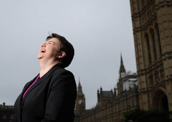 Ruth Davidson in  London, whose economic dominance  is, she warns, crazy. Picture: Getty Images