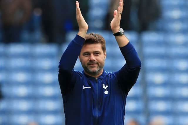 Mauricio Pochettino wanted to talk about Hibs winning the Scottish Cup when he met Alan Stubbs. Picture: AFP/Getty Images