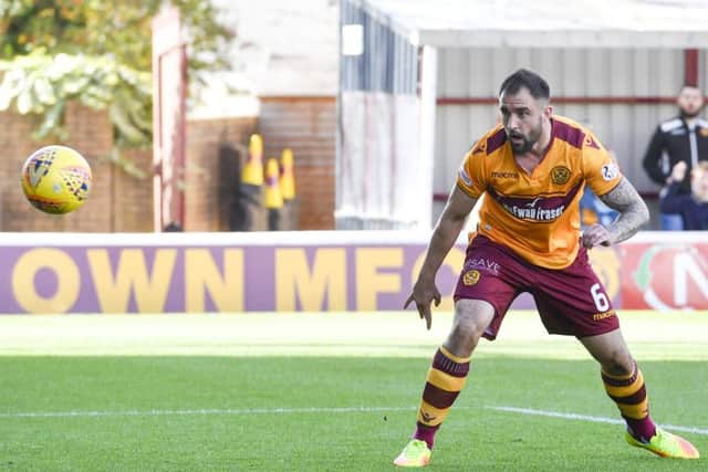 Peter Hartley grabbed his second goal in three games for Motherwell. Picture: SNS Group