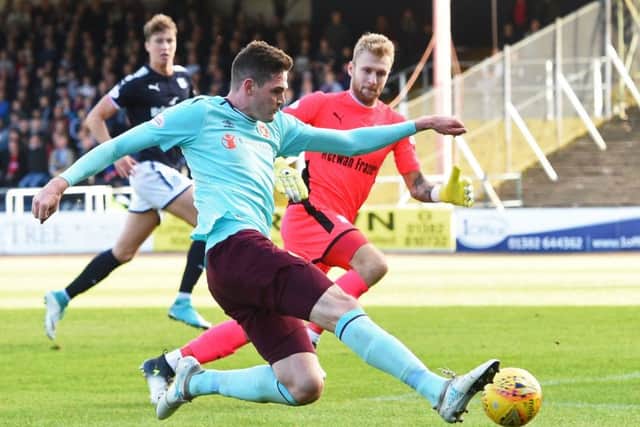 Kyle Lafferty had scored the equalising goal. Picture: SNS Group