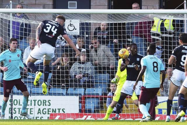 Kerr Waddell (34) was the hero for Dundee with a double. Picture: SNS Group