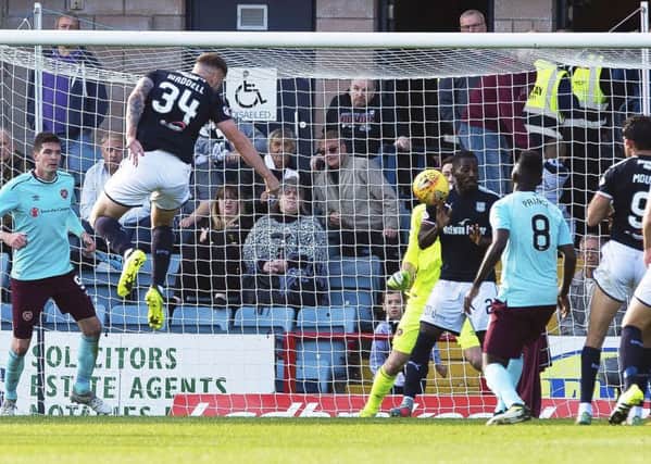 Kerr Waddell (34) was the hero for Dundee with a double. Picture: SNS Group