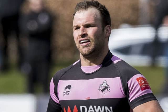 Frazier Climo scored a try and was yellow carded. Picture: Gary Hutchison/SNS