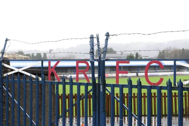 Kilsyth Rangers called the match off because of plumbing problems at their Duncansfield Park home ground. Picture: Michael Gillen