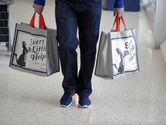 Free carrier bags were banned in Scotland three years ago