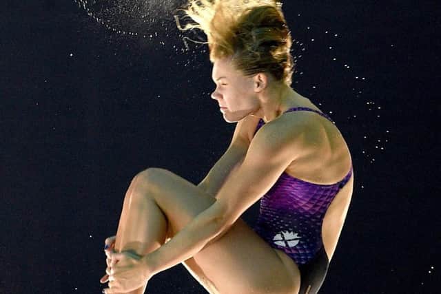 Grace Reid has moved to London, and put her university studies on hold, to train with Tom Daleys coach, Jane Figueiredo. Picture: Jane Barlow