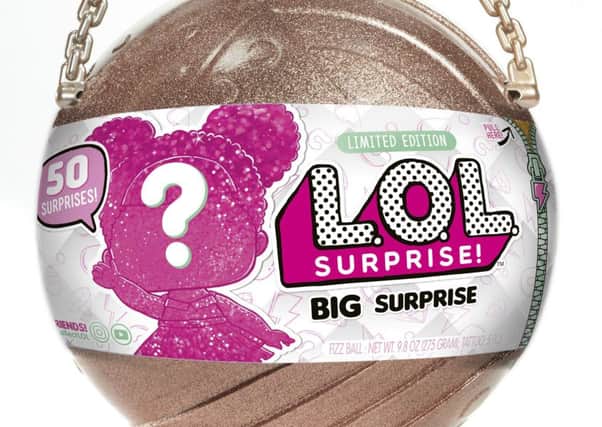 L.O.L Big Surprise Ball is expected to be the UKs No 1 toy this Christmas. Picture: Contributed