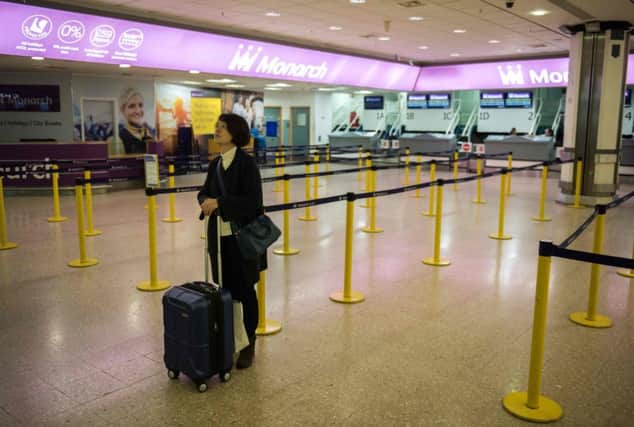 Monarch Airlines customers have been left with a major headache following the firm's collapse. Picture: AFP/Getty Images