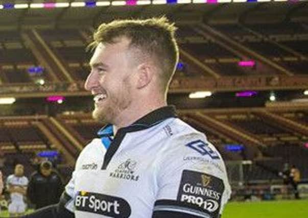 Stuart Hogg is hoping to get the all clear to resume playing. Picture: Bill Murray SNS/SRU
