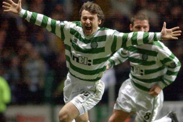 Lubomir Moravcik, seen here in action for Celtic, believes their successes were devalued by the fall of Rangers. Picture: PA
