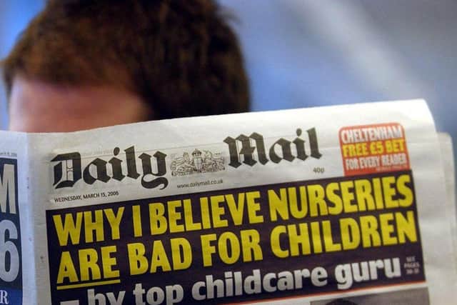 Campaigners want companies to stop advertising with papers such as the Daily Mail. Picture: PA