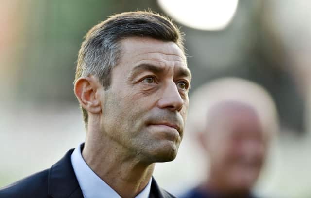 Rangers boss Pedro Caixinha was frustrated with the cancellation of the friendly. Picture: SNS