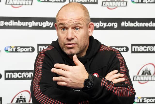 Edinburgh head coach Richard Cockerill has called on his players to build on an impressive showing in Dublin. Picture: SNS Group