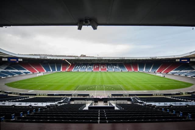 General view of Hampden Park, Scotland's national stadium. The lease on the stadium is up in 2020. Picture: John Devlin