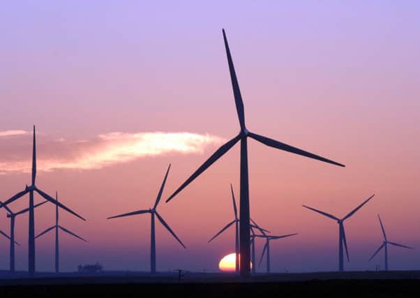 The charity said that wind generated enough electricity to power 7.116 m homes, nearly three times the number of Scottish households. Picture: Ian Rutherford