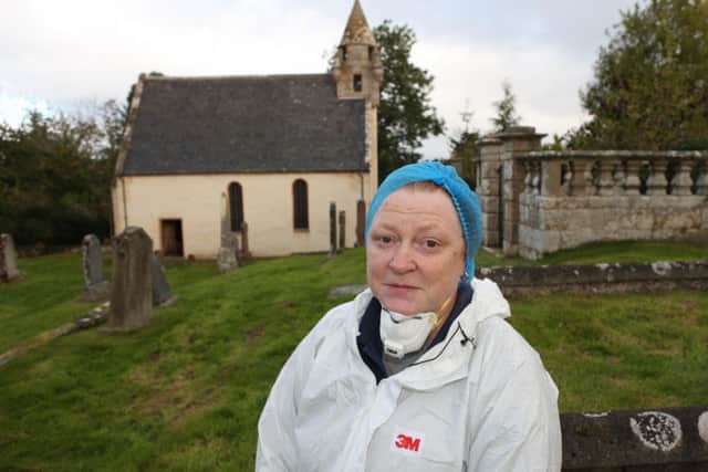 Forensic scientist Professor Dame Sue Black at Wardlaw Mausoleum near Inverness.PIC: Peter Jolly