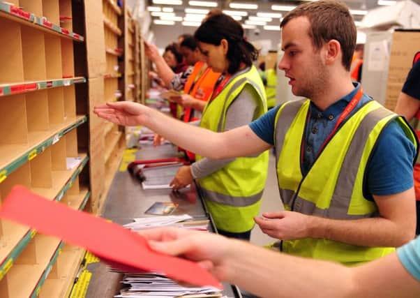 Royal Mail employees are to stage a 48-hour walkout over jobs and pay. Picture: Ian Rutherford