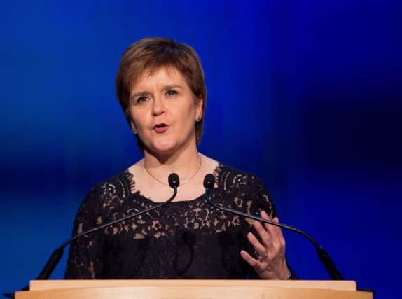First Minister Nicola Sturgeon will seek public feedback on plans for a Scottish-first national investment bank. Photo: Tom Honan/PA Wire