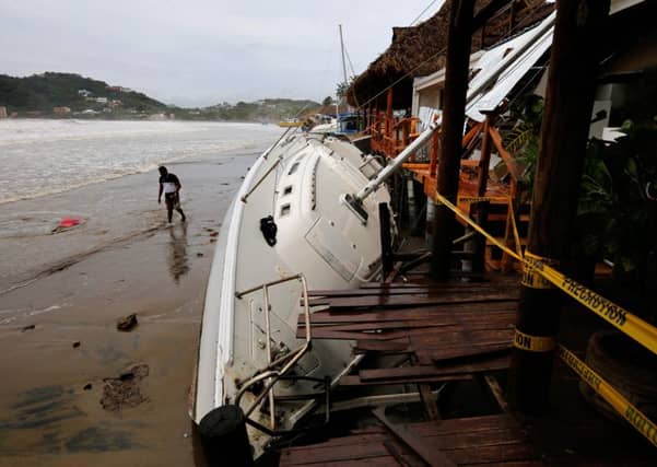 Damage caused by Nate in Nicaragua. Picture: AFP/Getty