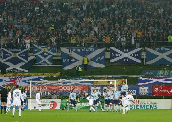 Scotland defeated Slovenia 3-0 at the end of qualification for the 2006 World Cup. Picture: Mike Hewitt/Getty Images