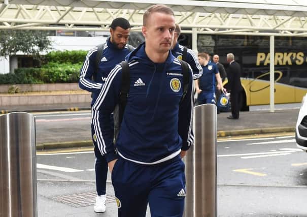 Scotland's Leigh Griffiths is one booking away from a ban. Picture: Craig Williamson/SNS