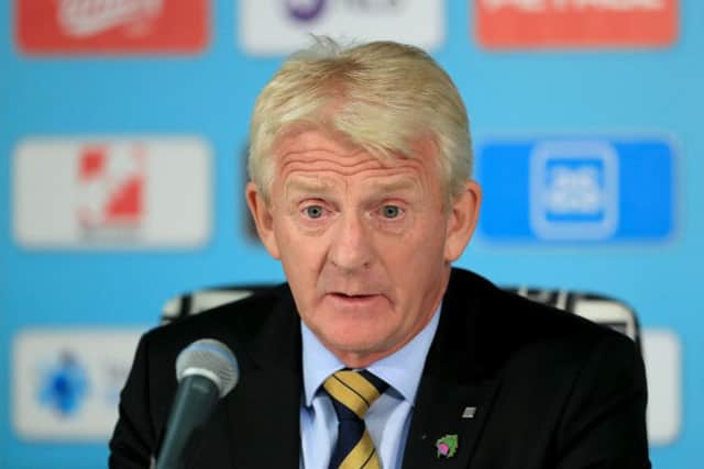 Strachan bemoaned his teams lack of physical stature. Picture: PA