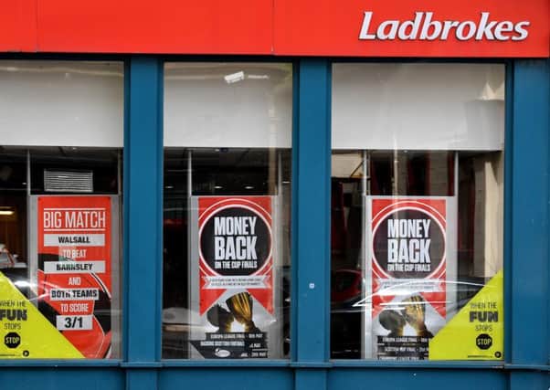 A Ladbrokes in Ayrshire was robbed. Picture: Jeff J Mitchell/Getty Images