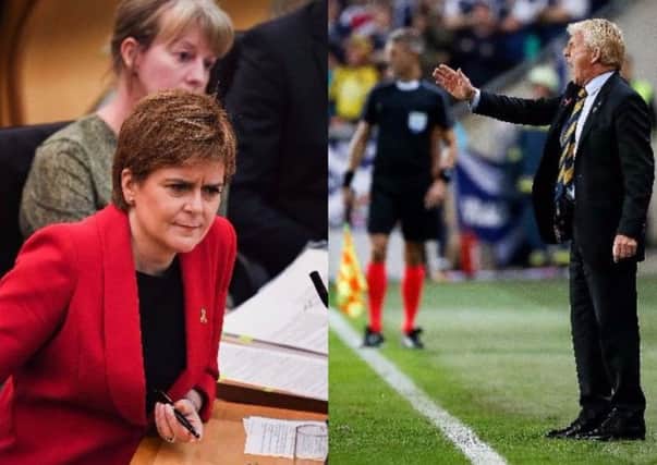 Nicola Sturgeon has backed Gordon Strachan to remain as Scotland manager. Picture: Getty