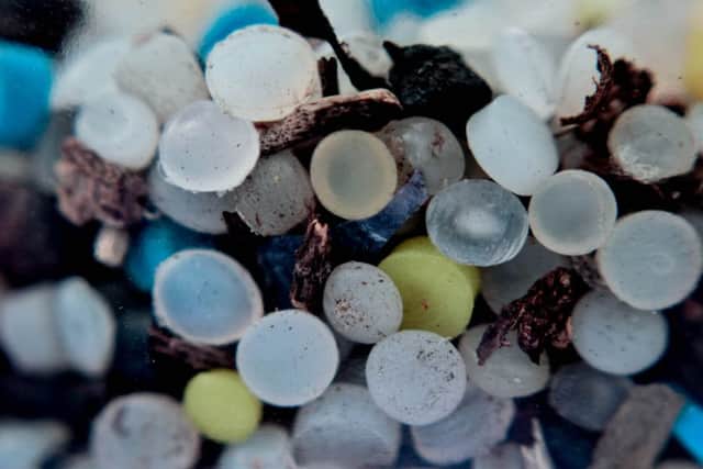 Over eight hours, volunteers collected an estimated 540,000 nurdles from a small section of beach on the 
Firth of Forth.