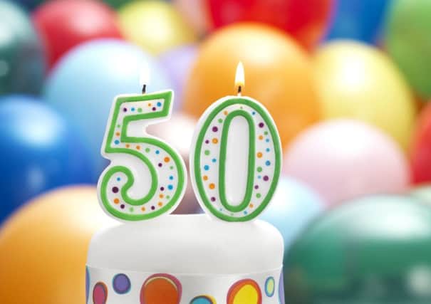 Sales data from a major celebration cards retailer suggests the number of 50th birthday celebrations are growing