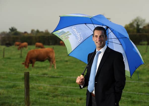 Robert Graham at Airthrey Kerse Farm. Photograph: Jane Barlow