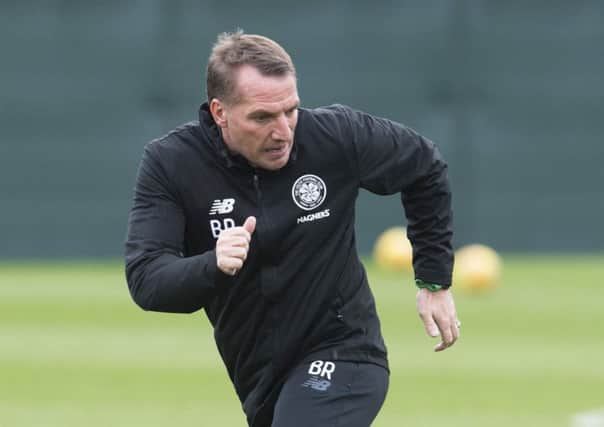 Celtic manager Brendan Rodgers has been named the manager of the month for September. Picture: SNS