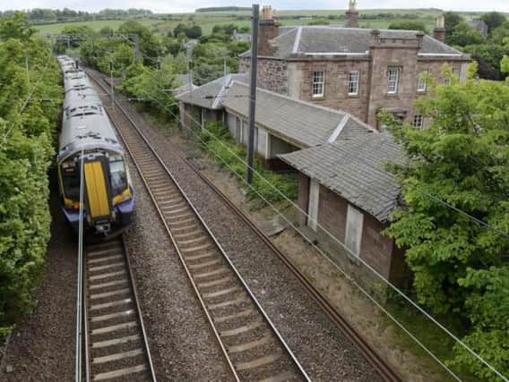 Re-opening a station at East Lothian is among Scottish rail development plans. Picture: Julie Bull
