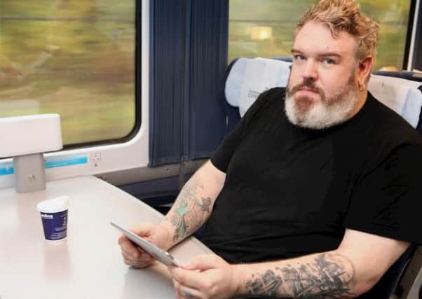 Hodor was seen by commuters at Glasgow Central