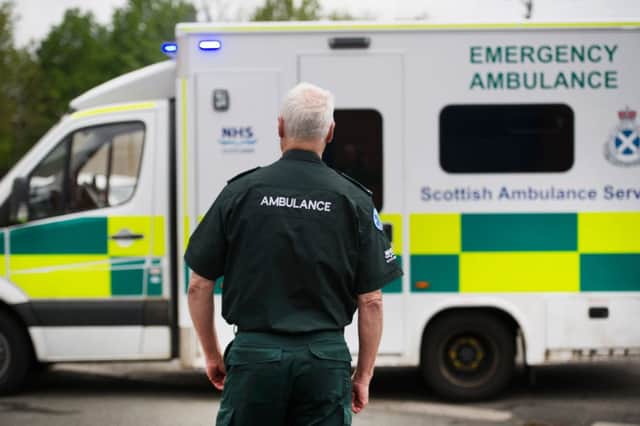 The Scottish Ambulance Service said it could authorise anyone to drive its vehicles. Picture: John Devlin