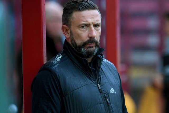 Aberdeen manager Derek McInnes refused to answer questions about the Scotland job. Picture: Craig Foy/SNS