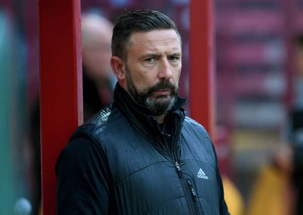 Aberdeen manager Derek McInnes refused to answer questions about the Scotland job. Picture: Craig Foy/SNS
